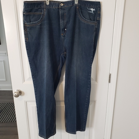 COOGI Other - Vintage Coogi Aussie Men's Baggy Embroidered British Flag Y2K Jeans Sz 48 X 32